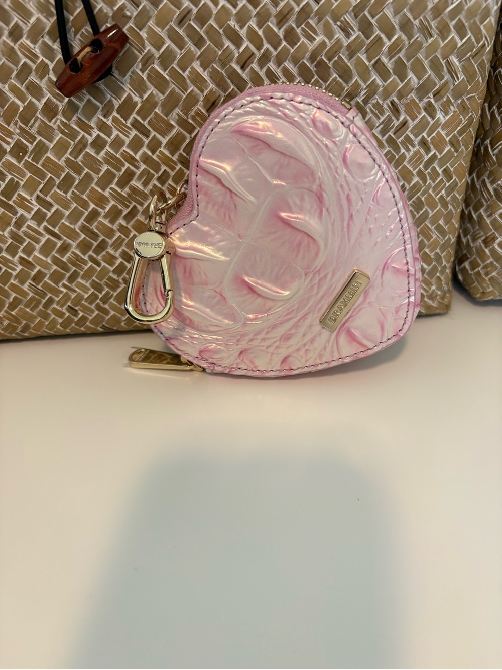 Brahmin Pink Croc-Embossed Multi-Piece Shoulder Bag Set - Women - Picture 7 of 10